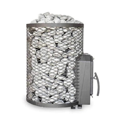 Cozy Heat O Wood-Burning Sauna Stove with Sauna Stones