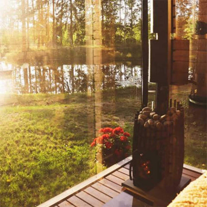 Cozy Heat SW Cylindrical Wood-Burning Sauna Stove with Sauna Stones