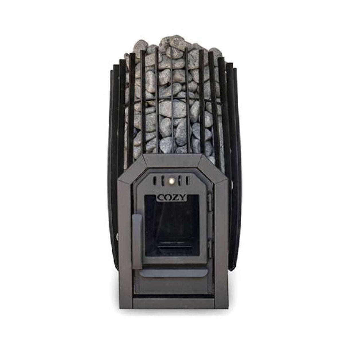 Cozy Heat SW Through-Wall Wood-Burning Sauna Stove with Stones