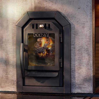 Cozy Heat SW Through-Wall Wood-Burning Sauna Stove with Stones