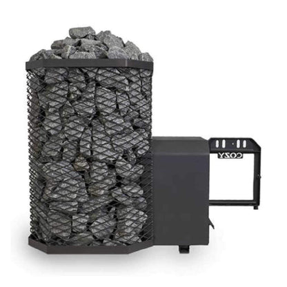 Cozy Heat Thru-Wall Wood-Fired Sauna Heater Stove