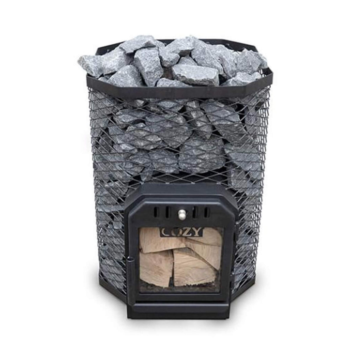 Cozy Heat Thru-Wall Wood-Fired Sauna Heater Stove