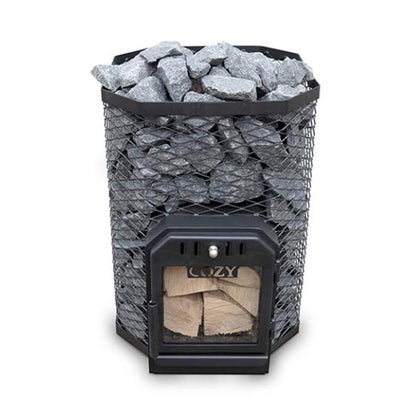 Cozy Heat Thru-Wall Wood-Fired Sauna Heater Stove