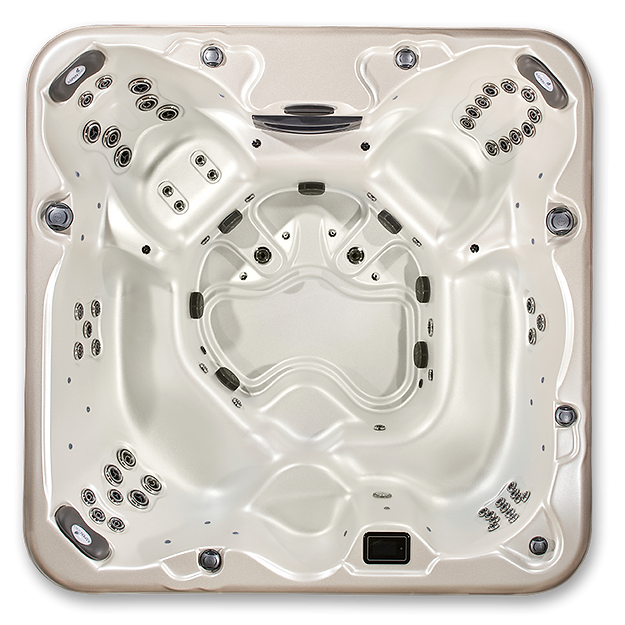 Arcadia 7-Person Hot Tub with Dual Captain’s Chairs
