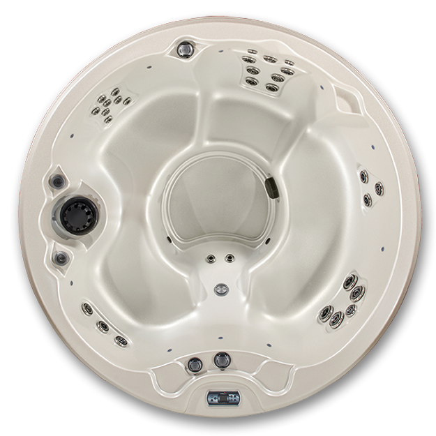 Northstar Round Hot Tub, 7-Foot Outdoor Spa for 5 Adults