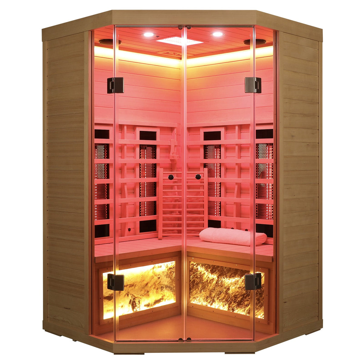 5-Person Hemlock Far-Infrared Sauna – S Model