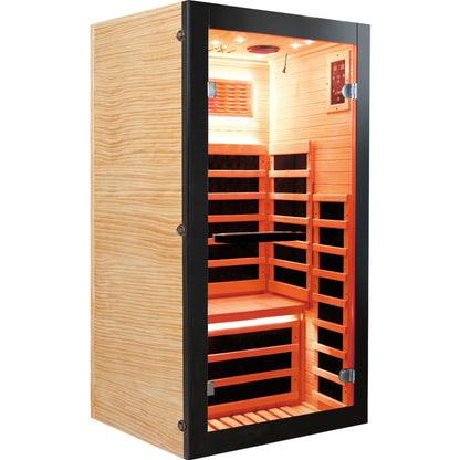 Chilean Pine Single-Person Sauna Cabin