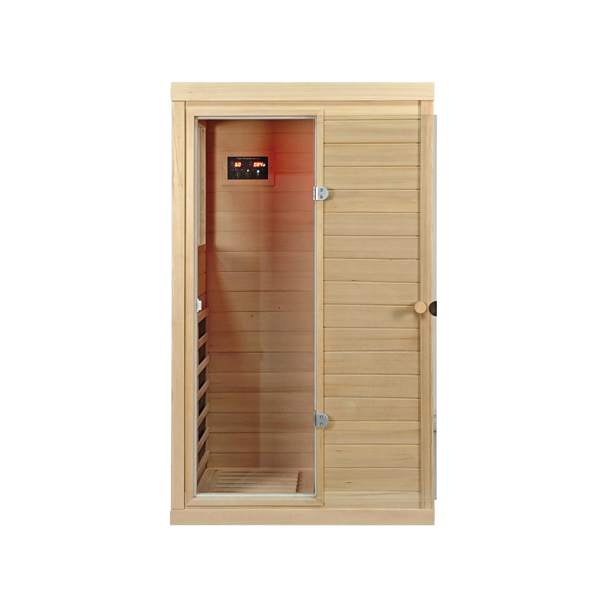 Canadian Hemlock 1-Person Far Infrared Sauna