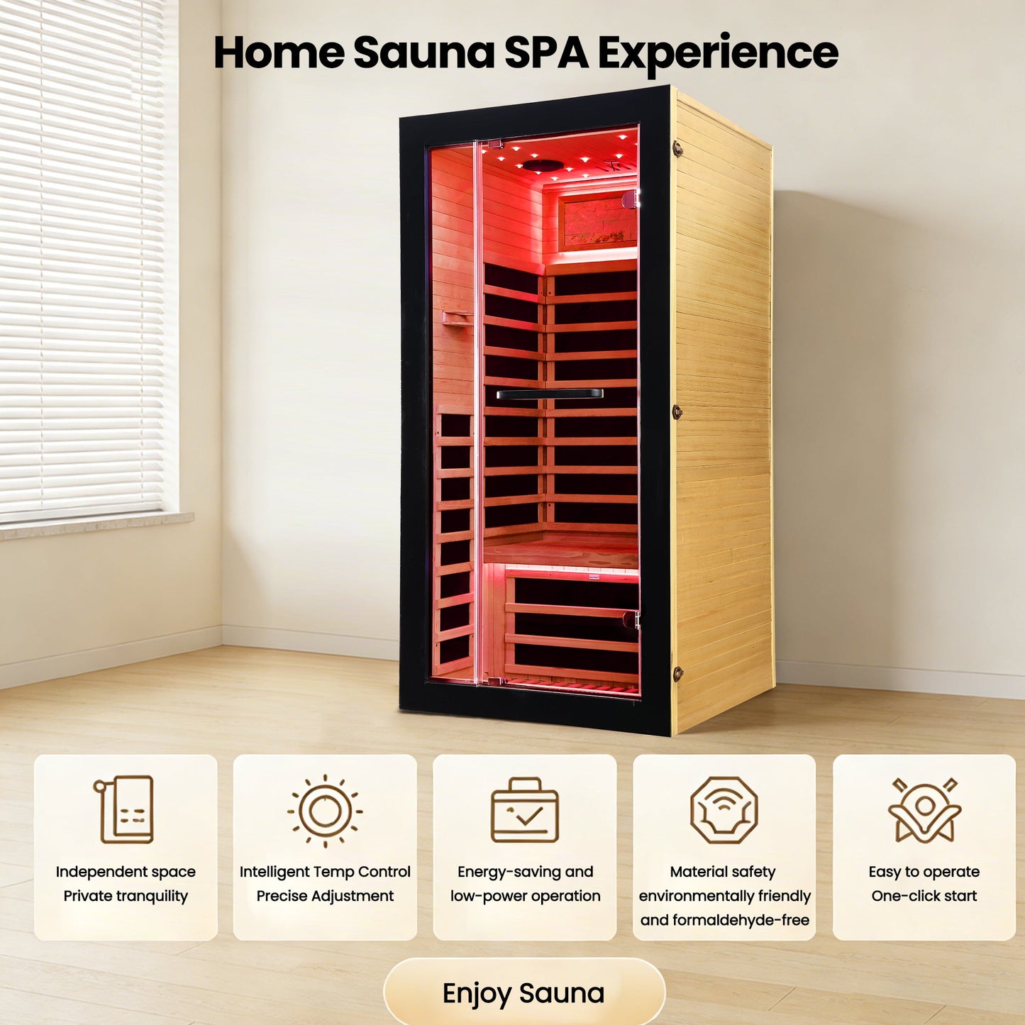 Single-Person Sauna Room