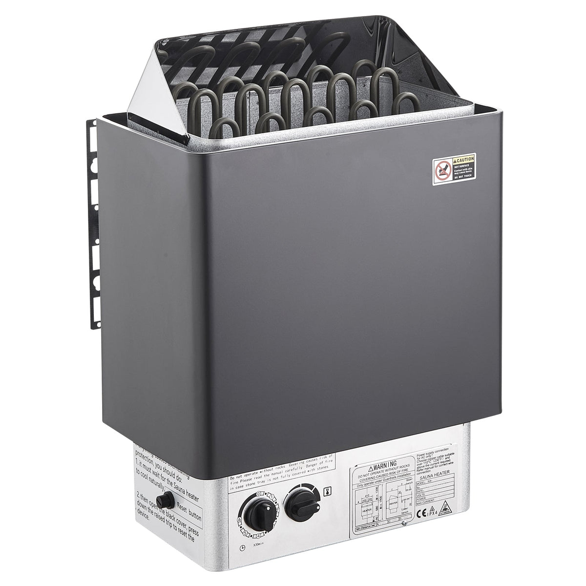 9 kW Electric Sauna Heater with Built-In Controls