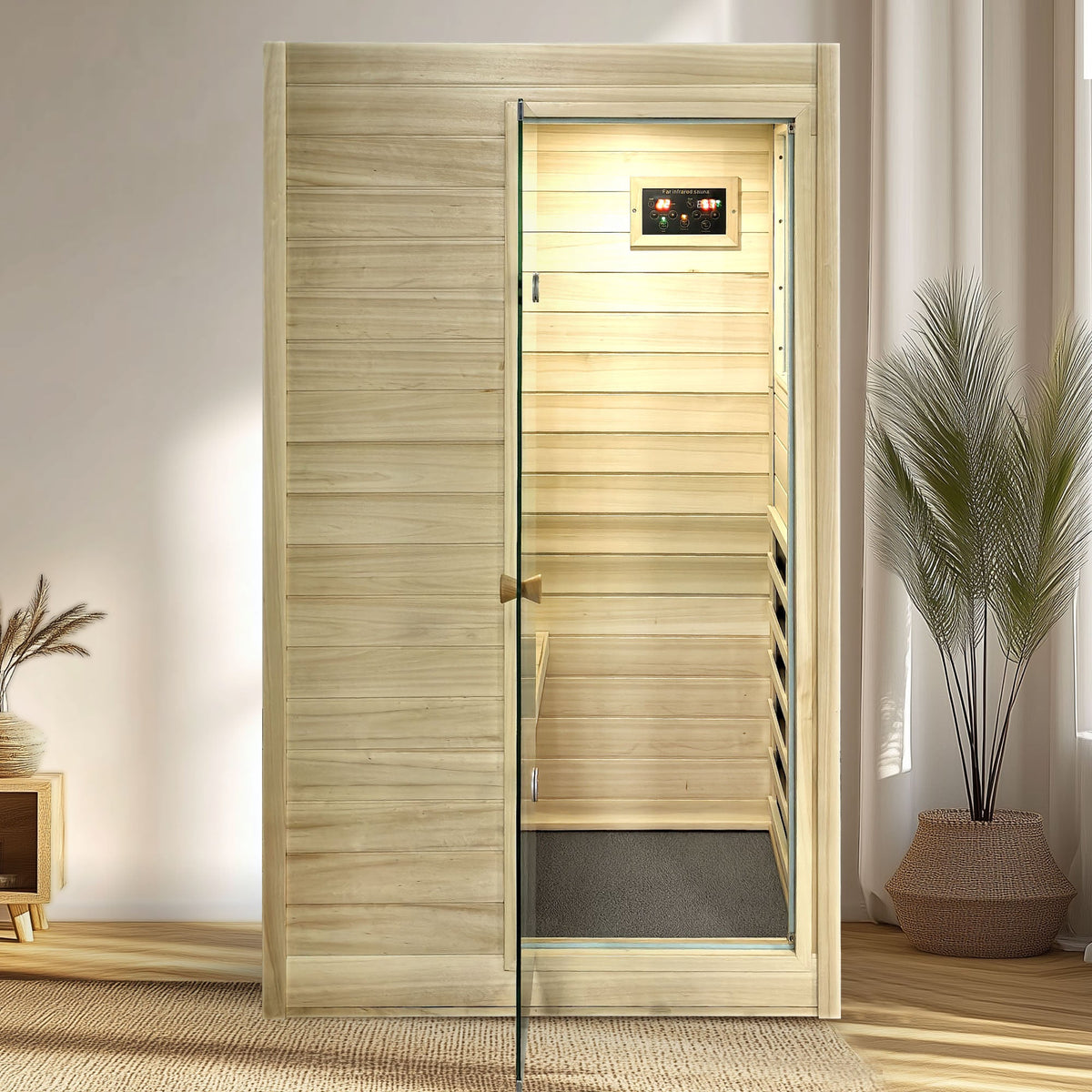 XY-909MB-R Far Infrared Sauna Room with Bluetooth Audio