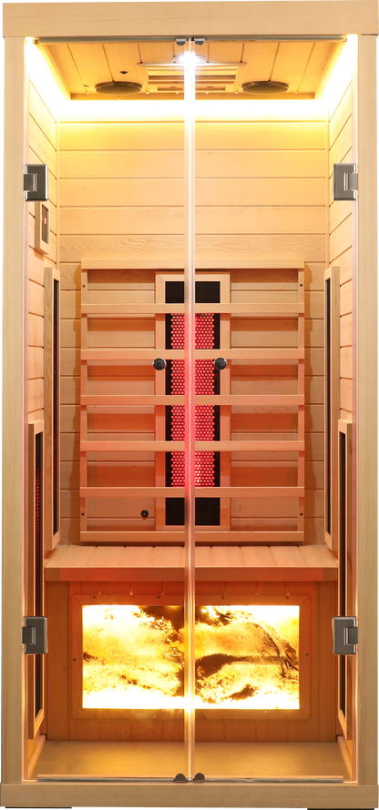 One-Person Hemlock Infrared Sauna