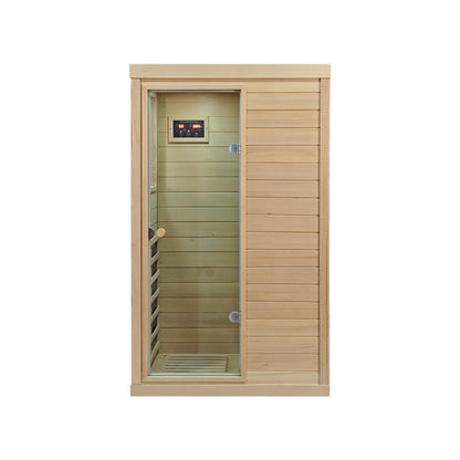 Canadian Hemlock 1-Person Far Infrared Sauna