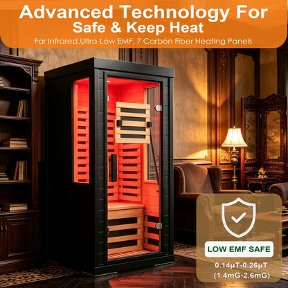 One- to Two-Person Far Infrared Sauna