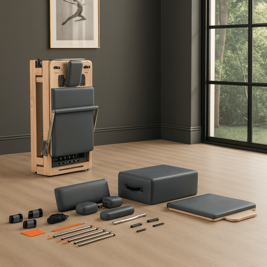 MedEq DCF-01 Folding Wooden Pilates Reformer