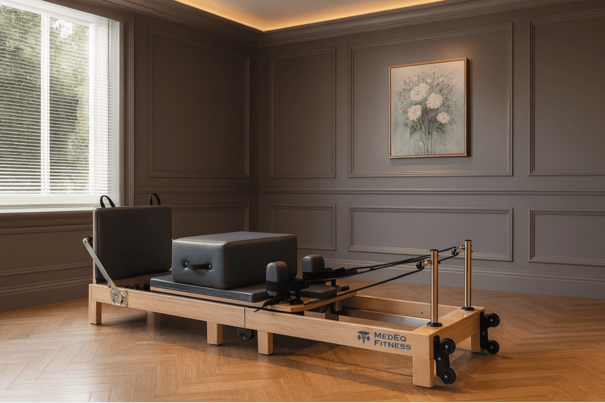 MedEq DCF-01 Folding Wooden Pilates Reformer