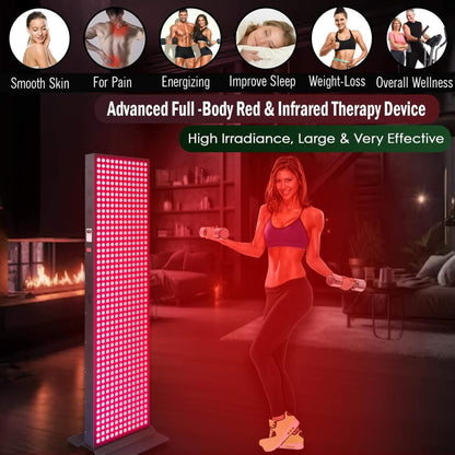 Full-Body Dual-Chip Red Light Therapy Panel