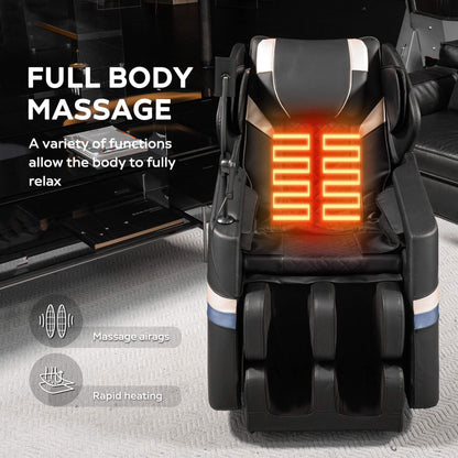 Zero-Gravity Massage Chair Recliner | 6-Roller Full Body Massage