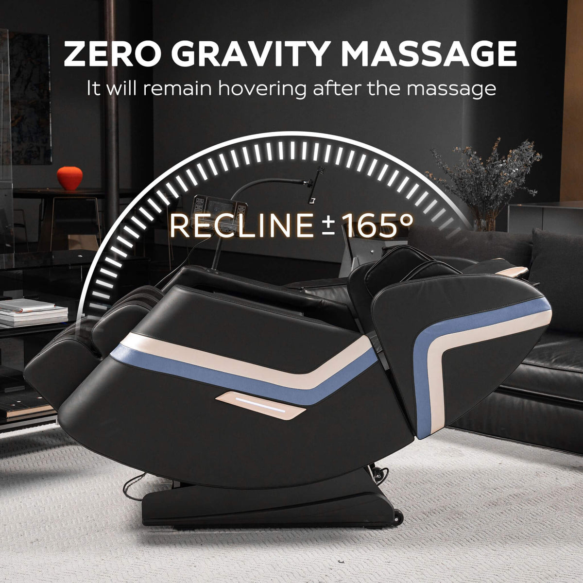 Zero-Gravity Massage Chair Recliner | 6-Roller Full Body Massage