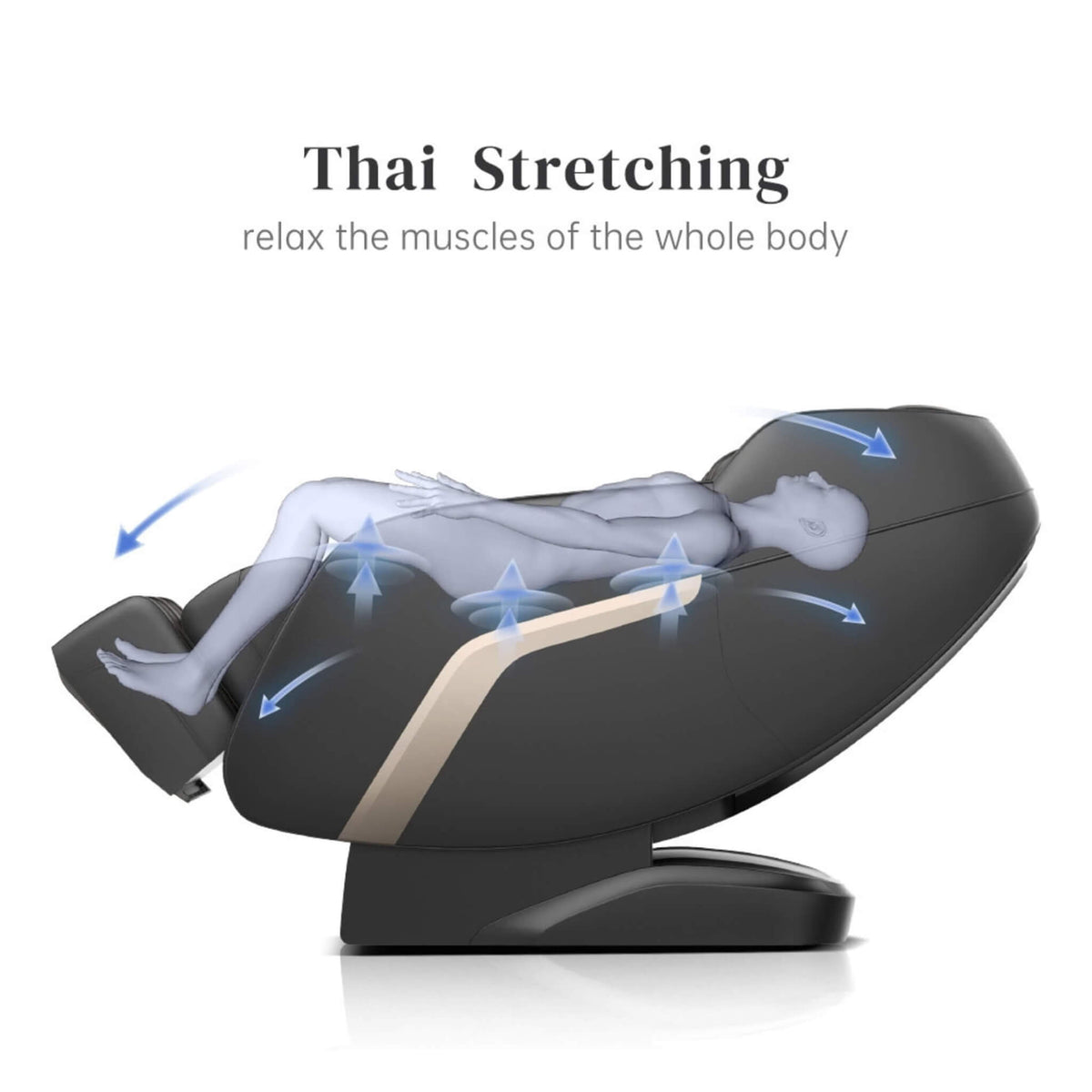 Pulse Zero-Gravity SL-Track Heated Massage Chair with Bluetooth