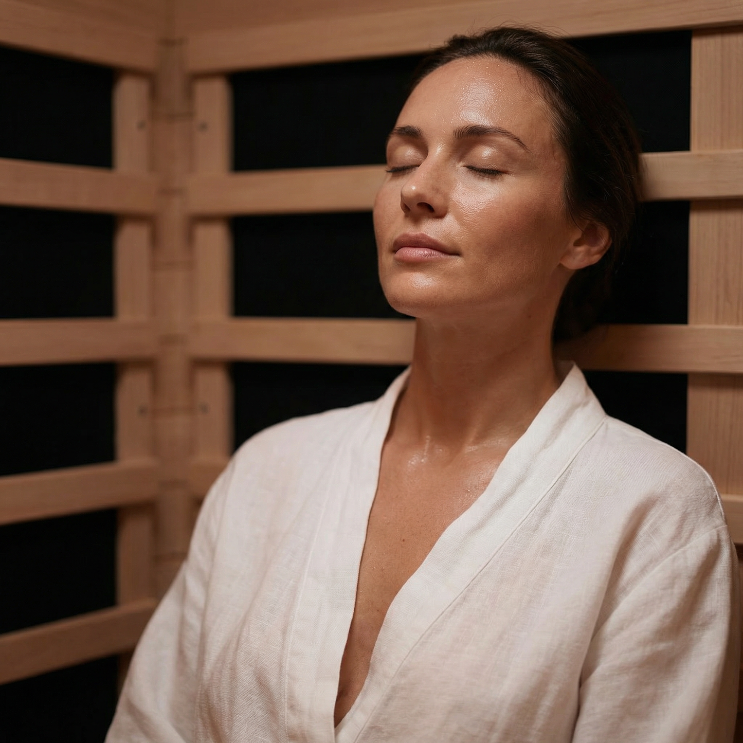 1–2 Person Full-Body Infrared Sauna with Red Light Therapy NiceBeam