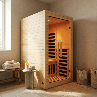 1–2 Person Full-Body Infrared Sauna with Red Light Therapy NiceBeam
