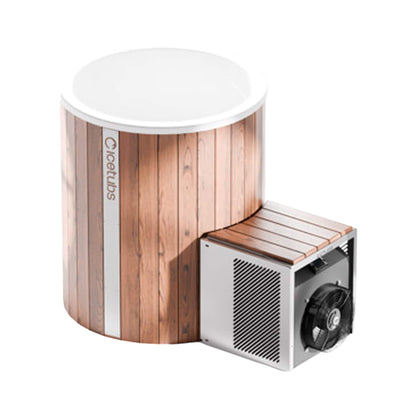 Icetubs IceBarrel XL Thermowood And Fiberglass Cold Plunge Immersion Tub (SAK35418)