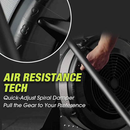 Rovix Indoor Ski Glider Training Machine – 10-Level Resistance | LED Monitor | Wall or Bracket Mount
