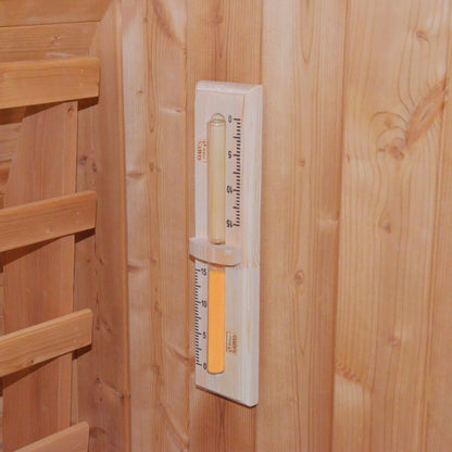 Thermora Ignite Large Premium American White Oak Outdoor Wooden Barrel Sauna With 4.5KW Sauna Heater (SAK45968)