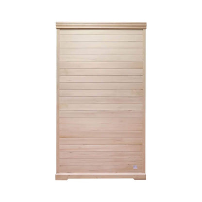 Thermora Ivara Luxury 2-Person Hemlock Wood FAR Infrared Sauna Room W/ Glass Door, 1750W (SAK81525)
