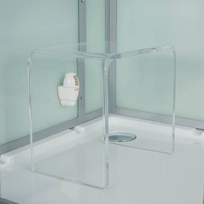 Maya Bath Platinum Arrezo Steam Shower With Rainfall Ceiling Shower (SAK75924)