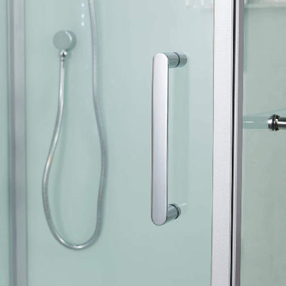 Maya Bath Platinum Arrezo Steam Shower With Rainfall Ceiling Shower (SAK75924)
