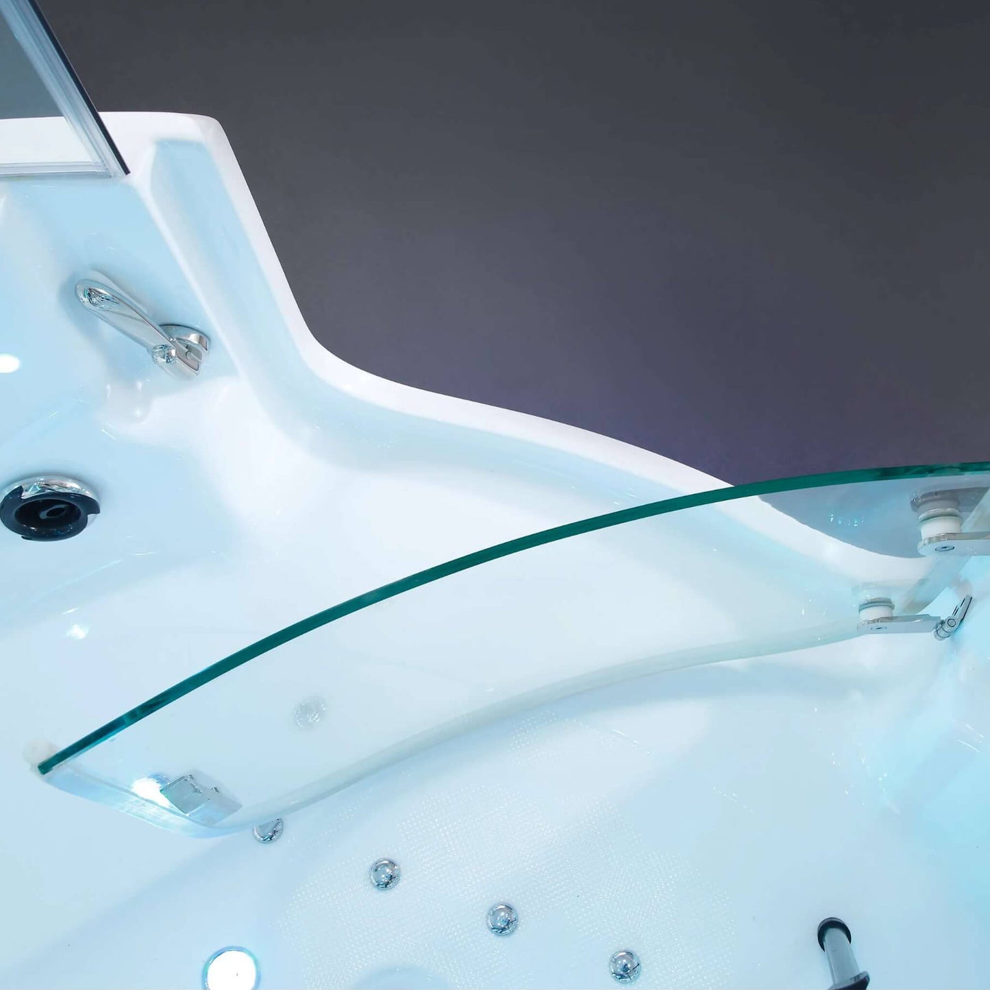 Maya Bath Platinum Comfort Steam Shower With Whirlpool Bathtub [2025 Edition] (SAK93561)