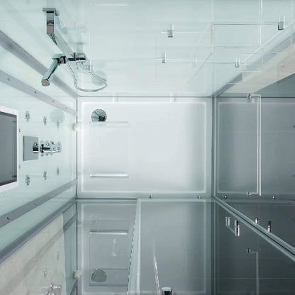Maya Bath Platinum Lucca Steam Shower With LCD Touchscreen Controls (SAK27483)