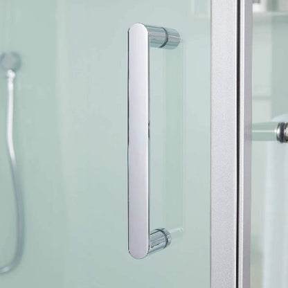 Maya Bath Platinum Lucca Steam Shower With LCD Touchscreen Controls (SAK27483)