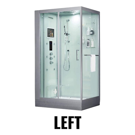 Maya Bath Platinum Lucca-L Steam Shower with Android Tablet & Bluetooth Controls
