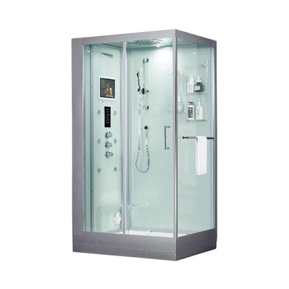 Maya Bath Platinum Lucca Steam Shower With LCD Touchscreen Controls (SAK27483)