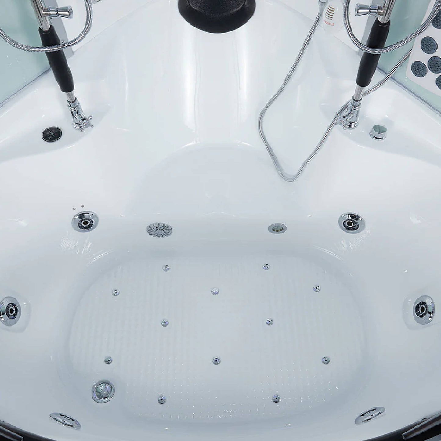 Maya Bath Platinum Superior Steam Shower With Foot Massager (SAK57392)