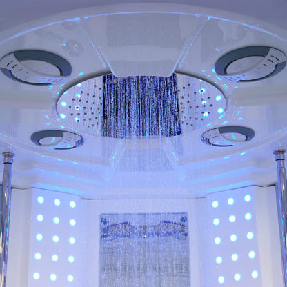 Maya Bath Platinum Superior Steam Shower With Foot Massager (SAK57392)