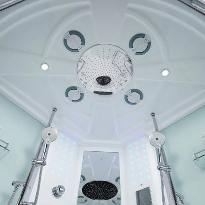 Maya Bath Platinum Superior Steam Shower With Foot Massager (SAK57392)