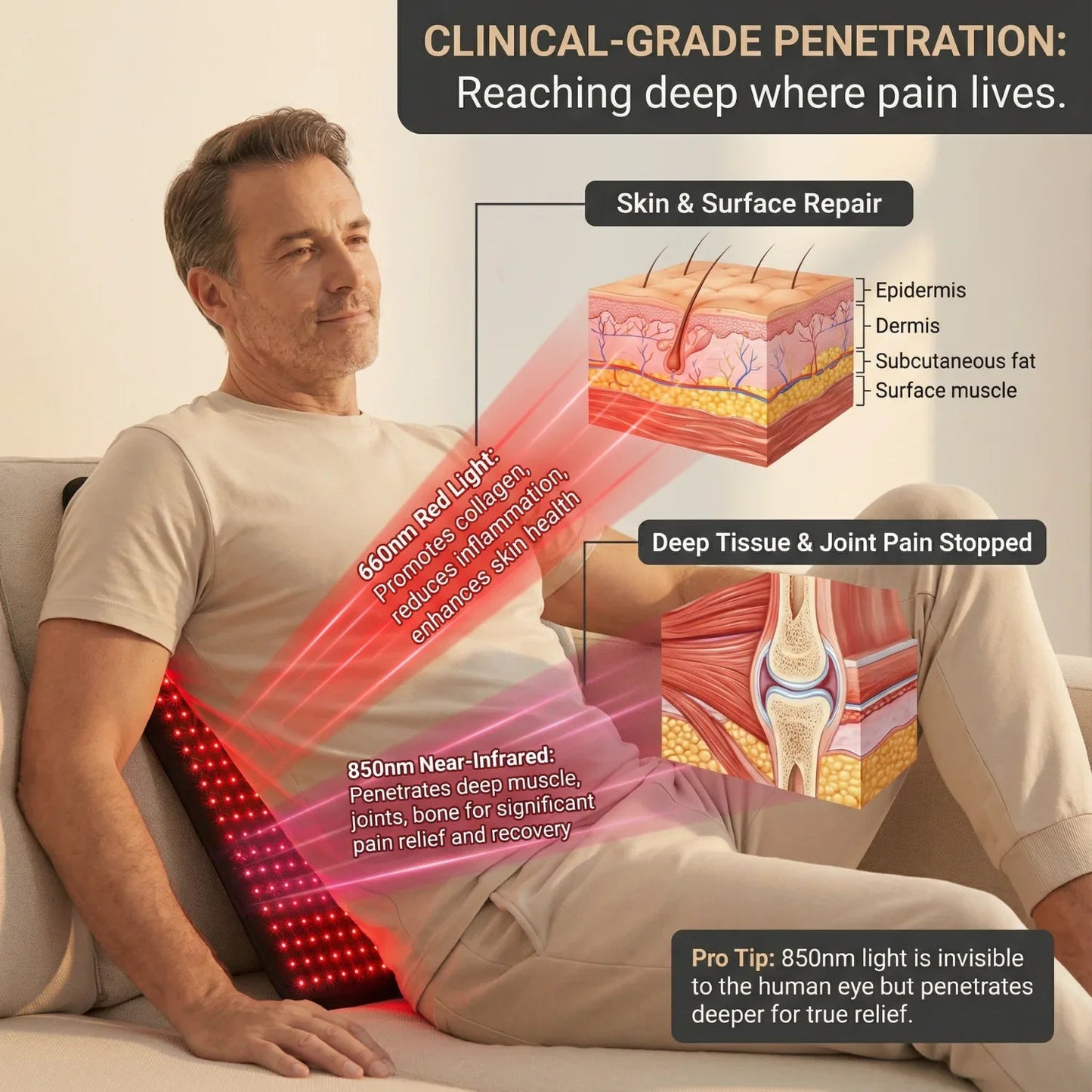 Nicebeam Red Light Therapy Ultra Pad for Full Body