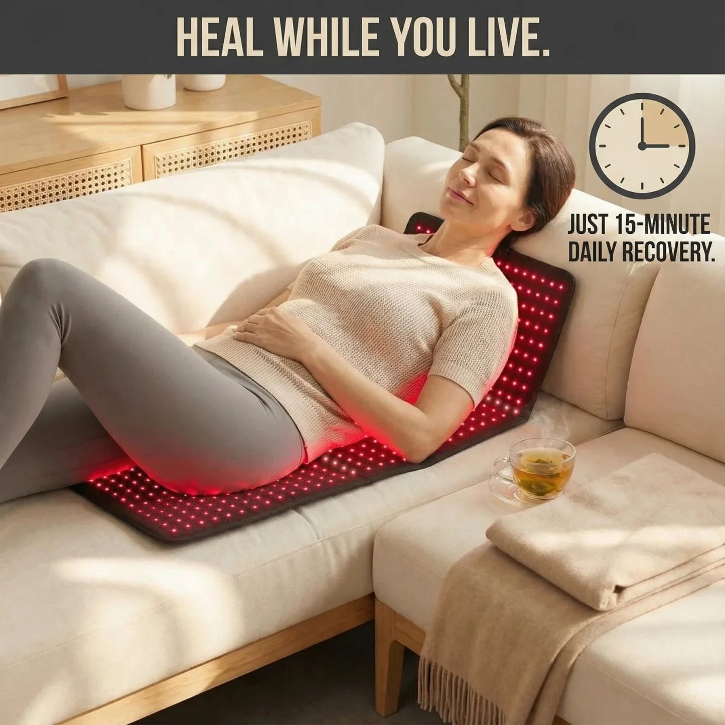 Nicebeam Red Light Therapy Ultra Pad for Full Body