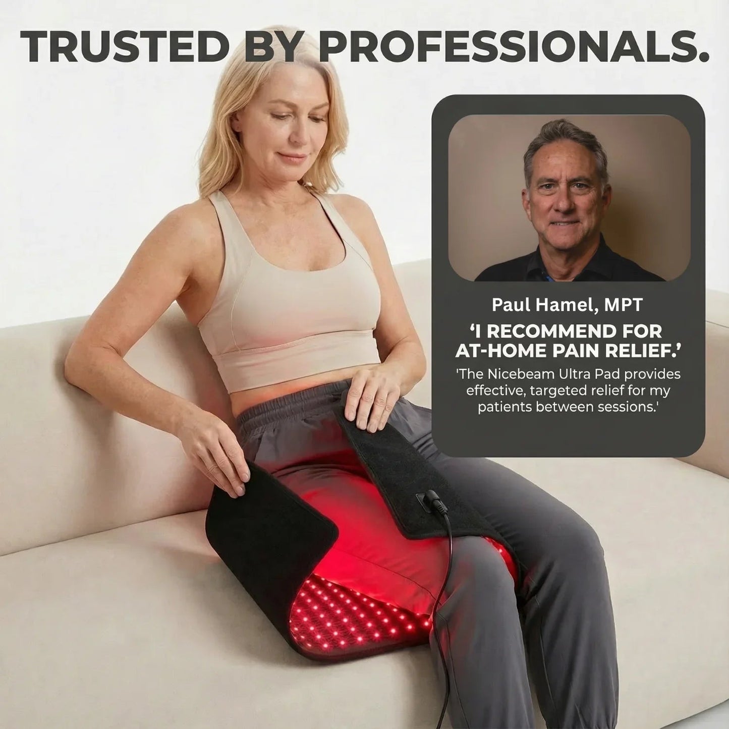Nicebeam Red Light Therapy Ultra Pad for Full Body