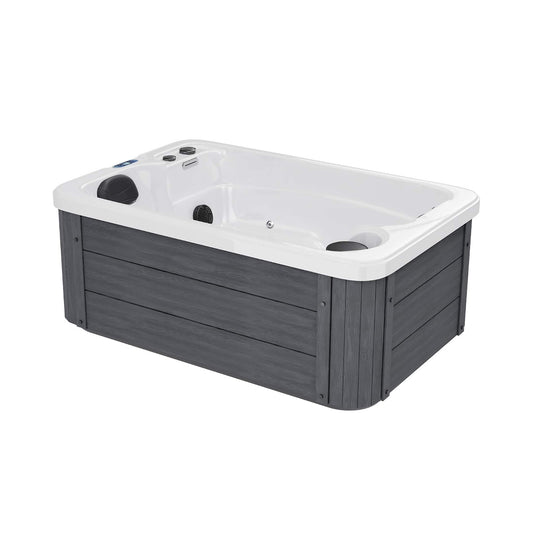 2-Person Outdoor Hot Tub | 15 Stainless Steel Jets | Plug & Play 110V