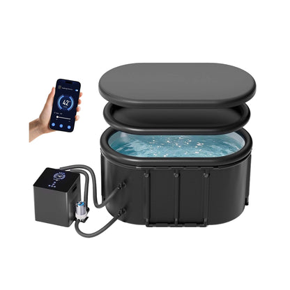 148-Gallon Cold Plunge Tub Kit with 1/3 HP Chiller, Filter & Pump