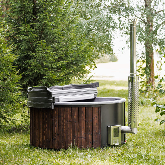 4-Person ThermoWood® Wood-Fired Hot Tub | Fully Assembled | MWT4