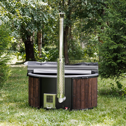 4-Person ThermoWood® Wood-Fired Hot Tub | Fully Assembled | MWT4