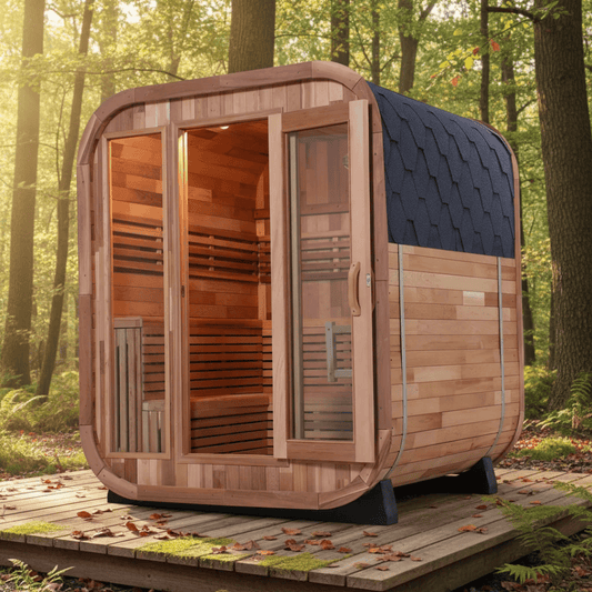 Handmade 4-Person Cedar Wood Sauna | Indoor Home Sauna
