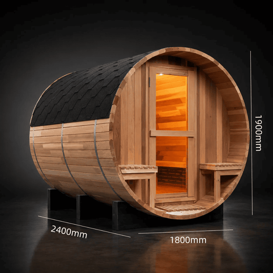 Handmade Red Cedar Sauna | Electric Heat