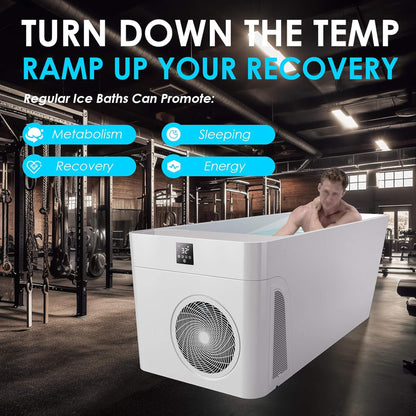 Smart Cold Plunge Tub With Built-In Water Chiller